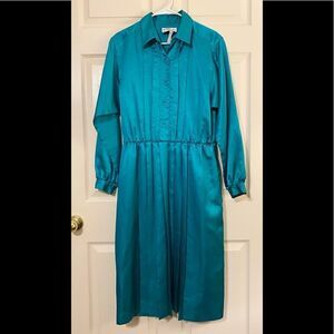 Willi of California Vintage Green Dress